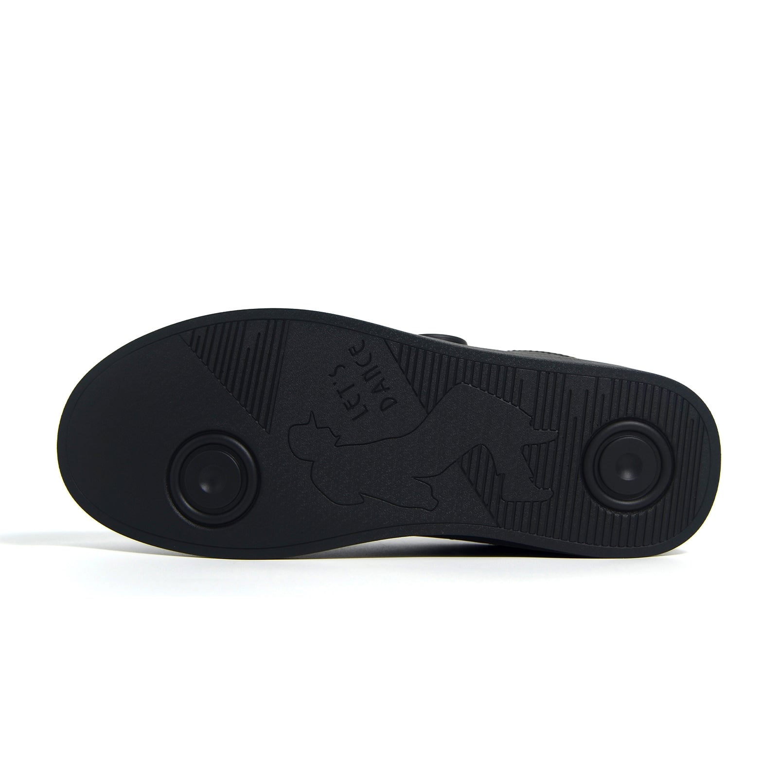 [FLOW ONYX] Unisex Low-Top Black Dance Sneakers