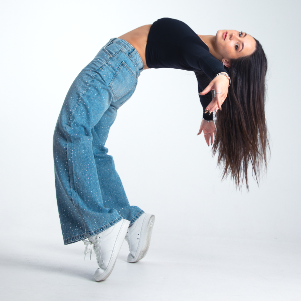 [FLOW WHITE] Unisex Low-Top White Dance Sneakers