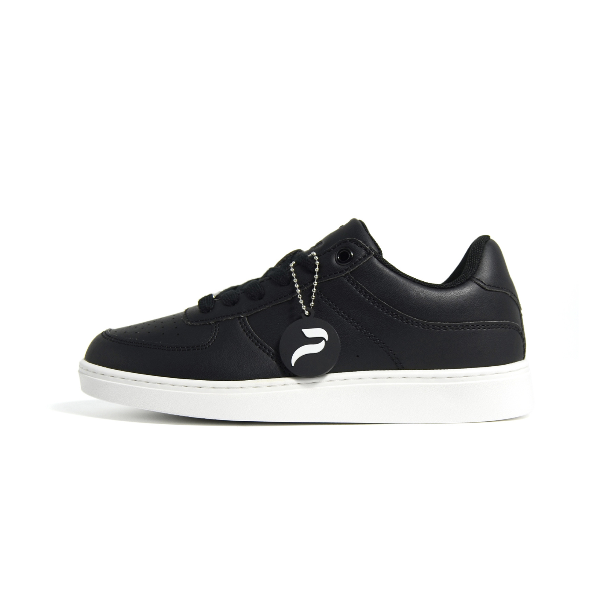 [FLOW BLACK] Unisex Low-Top Black & White Dance Sneakers