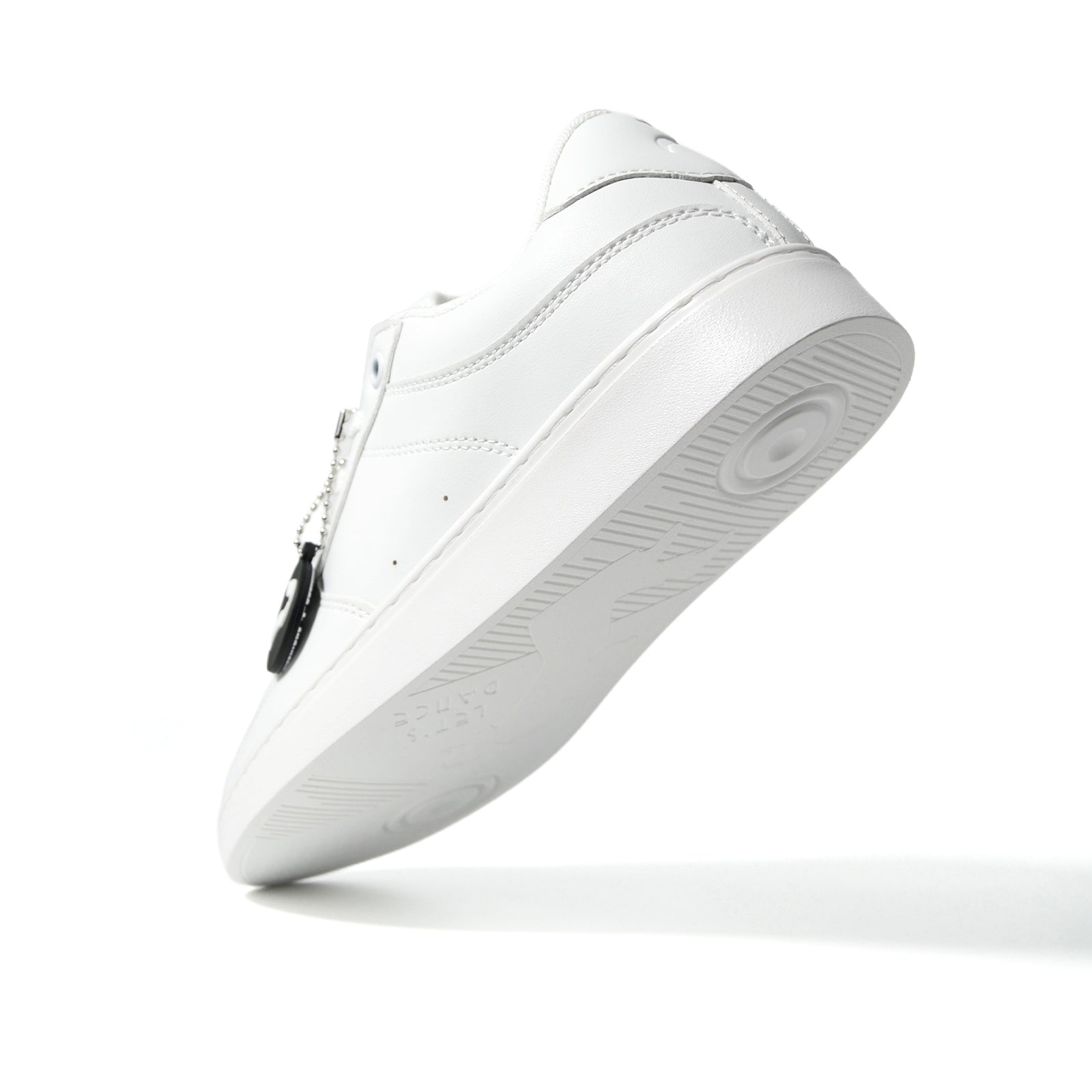 [FLOW WHITE] Unisex Low-Top White Dance Sneakers