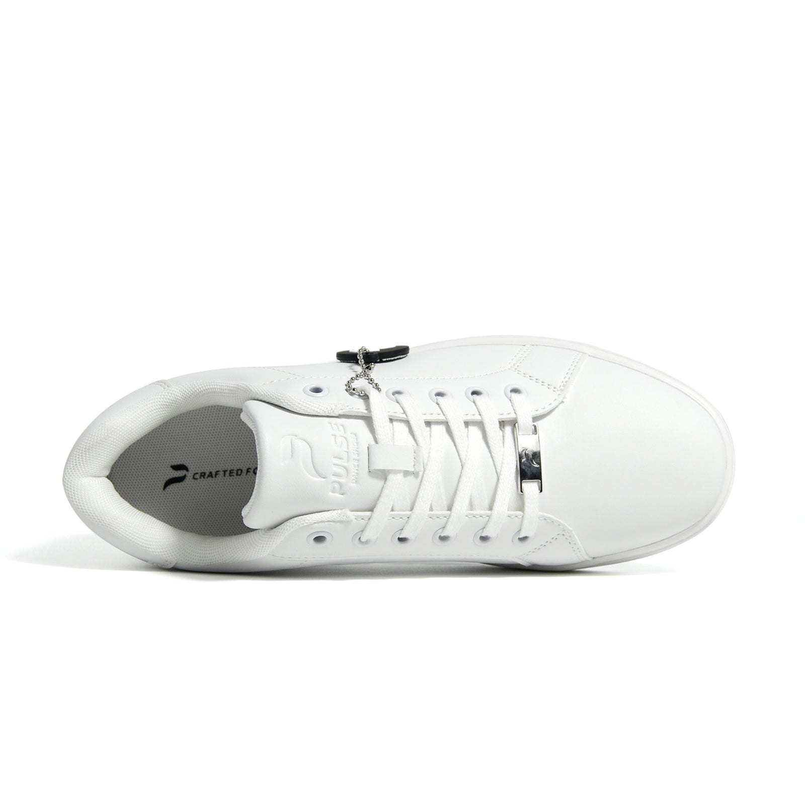 [BIANCO] Unisex Low-Top White Dance Sneakers