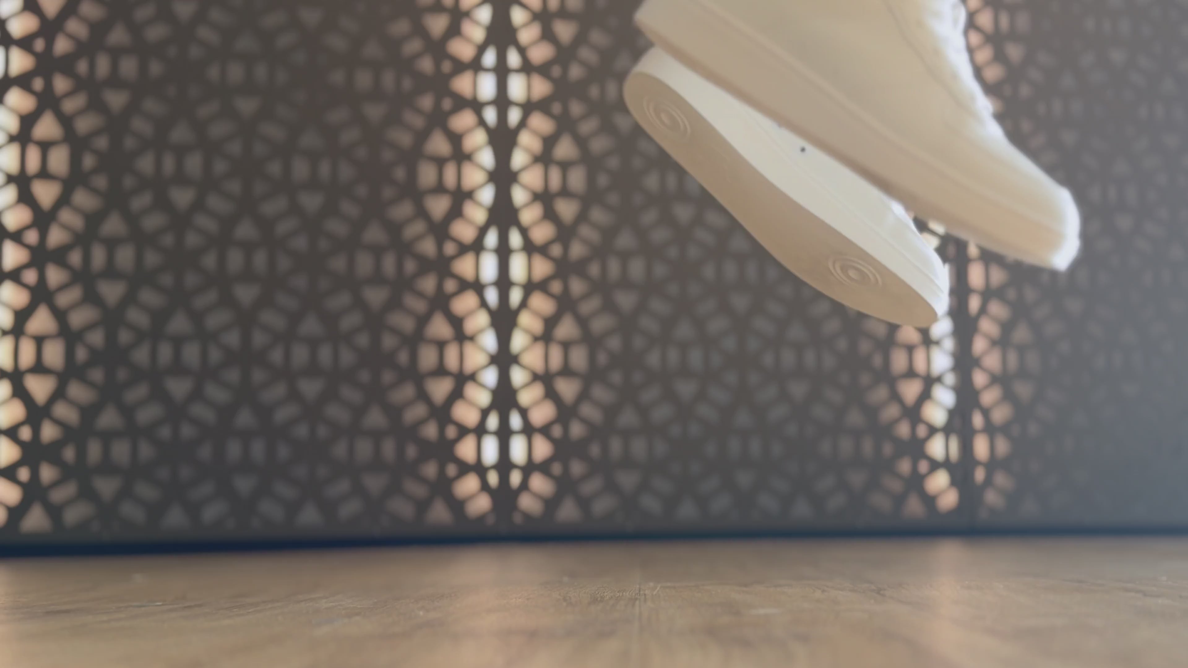 [FLOW WHITE] Unisex Low-Top White Dance Sneakers